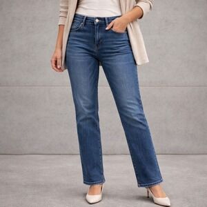 Pistola Lincoln Jeans Women 28 Blue High Rise Straight Leg